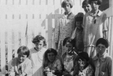 041: l-r front, Mollie McCarthy, Winnie Reddy, unidentified, Rita Carroll, unidentified,  unidentified; back, Bernardine Reddy, Rose Reddy, Lena Hayward, Regina Reddy.  (circa 1928) [courtesy of Joseph Murphy]  - Mollie daughter of James McCarthy &amp;amp; Julia Reddy, Winnie daughter of James Reddy &amp;amp;  Mary Anne Murphy; Rita daughter of John Carroll &amp;amp; Eliz Reddy; Bernardine and Rose  daughters of John Reddy &amp;amp; Vera Dunphy; Lena daughter of James Hayward &amp;amp; Margaret  Judge; Regina daughter of Michael Reddy &amp;amp; Eliz Dunphy.